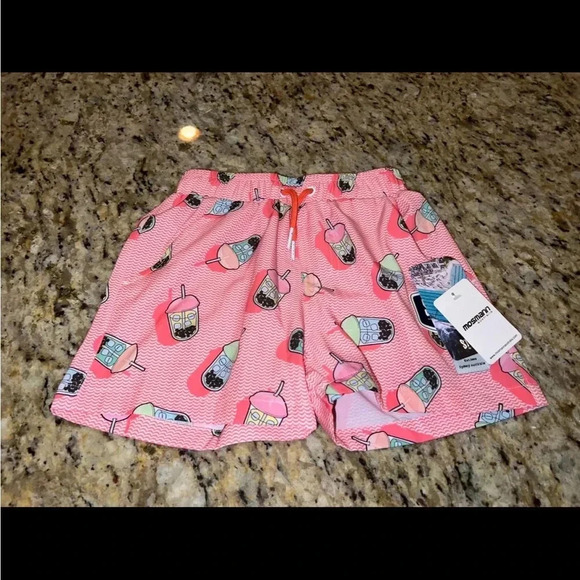 NWT Mosmann Australia Restort Stretch Swim Short Sz 4-5 year old Retail $49.90 - Picture 1 of 9